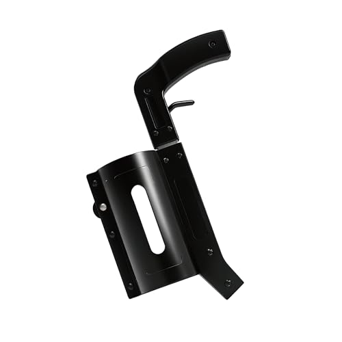 Lbraxyi Spray Paint Marking Pistol Easy Paint Marking Wand for Side Push Inverted Marking Spray Paint Cans, Ideal for Survey, Construction, Tree Marking, Driveways, 12 inch, Black