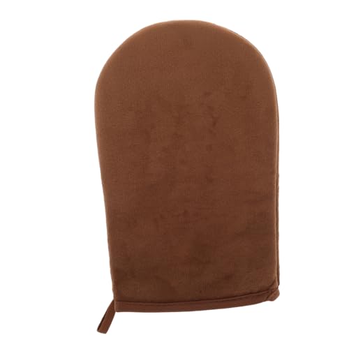 Beatifufu Tanning Mitt and Back Applicator Self Tanner Glove for Even Lotion Spread Comfortable Flocked Glove