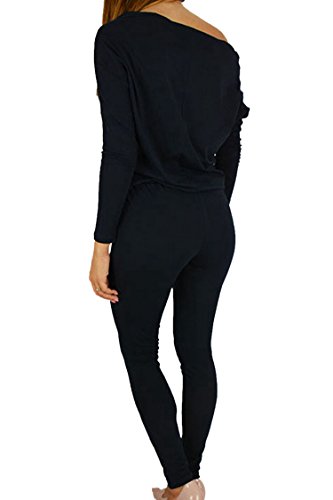 Women's 1PC Trendy Jumpsuit Sleeveless Broken Hole Waisted Club Long Romper Outfit, Medium,  09-black