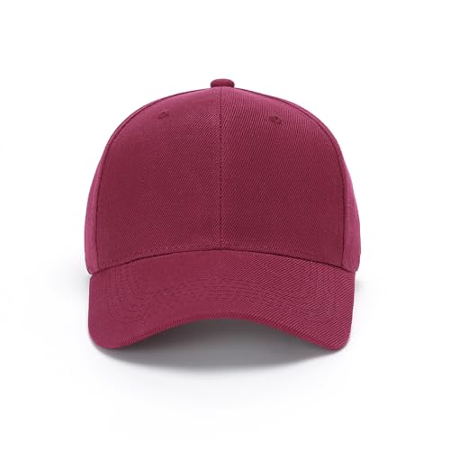 Image of ZH Plain Adjustable Baseball Cap - Lot of 12 Unisex Blank Design Caps