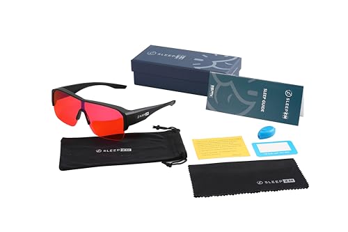 Image of Sleep ZM Blue Light Blocking & Light Sensitivity Fitover Glasses - 14 Lens Types for Comfort, Relaxation, Sleep & Relief