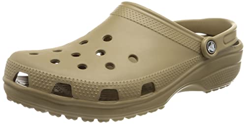 Crocs Unisex Men s and Women s Classic Clog, Khaki, 9 US