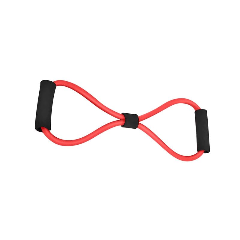 Lipzie Chest Expander Resistance 8 Type Muscle Chest Expander Rope Workout Pulling Exerciser Fitness Exercise Tube Sports Yoga for Men and Women - Multi Color