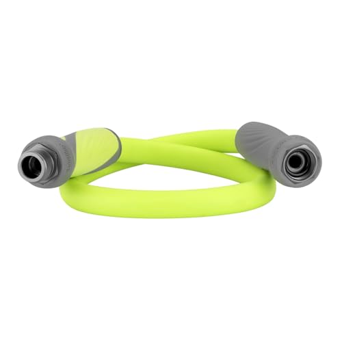 Image of Flexzilla Garden Lead-in Hose with SwivelGrip, 5 /8 in. x 3 ft., Lightweight All-Weather Water Hose, Durable and Flexible, Leak-Free Connections