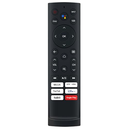 Replacement Remote Control Applicable for Hisense Smart Android TV 55U8G 75U7G 65U8G 55U7G 65U7G 55U78G 55U88G 75U78G 75U9DG 65U78G 65U88G 55A68FUA 75U91FUA 75A68FUA 65A68FUA 75U72FUA (No Voice)