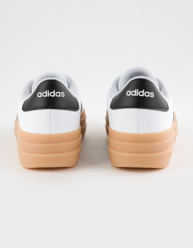 Image of ADIDAS VL Court Bold Womens Platform Shoes, White, 7.5