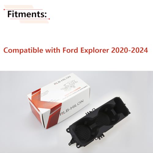 Portavasos para consola central RLB-HILON compatible Ford Explorer miniatura 2