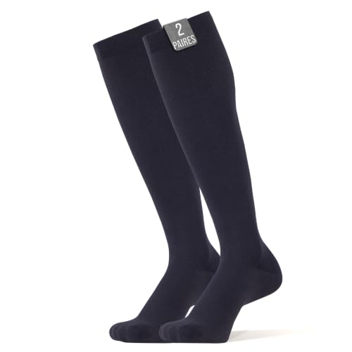 360 RELIEF Bas de Contention pour Femme et Homme Chaussettes de Compression