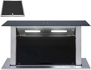 SIA DD60BL 60cm Black Touch Control Downdraft Cooker Hood Extractor Fan & Filter