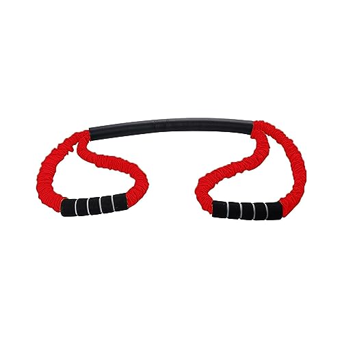 Boxing Resistance Band with Handles Home Gym Tension Rope Elastic Resistance Bands for Shadow Boxing Pilates Basketball Muscle Building MMA, Red 20lb