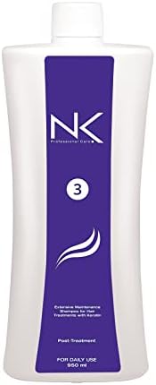 Nk Professional Care Extensive Maintenance Shampoo Step 3 | For Hair Treatments with Keratin | NK Shampoo Post Treatment | Salt-free shampoo | 950ml | 32 Oz