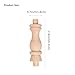 Aiminjey 20Pack Wooden Baluster Spindles 2.4 inch Unfinished Decorative Wood Craft Spindles for DIY Craft Furniture Woodworking Decoration Home Décor (2.4inch)