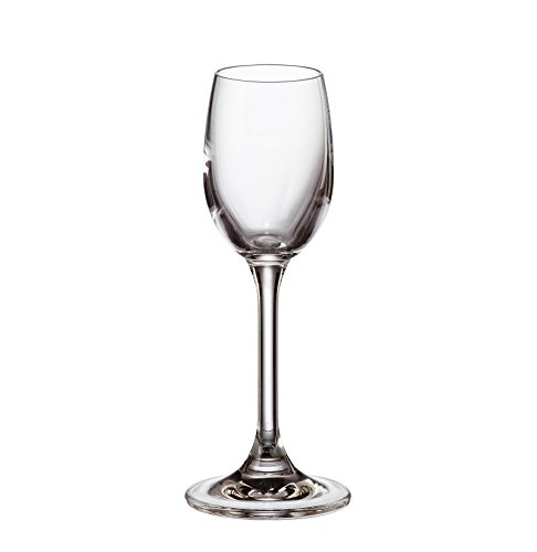El Mejor Listado de Copas para digestivos y licores . 44 Bohemia Crystalite 4S415065 Sylvia - Juego de 6 Copas Licor de 65 ml Copa de Vidrio Elegante Brindis
