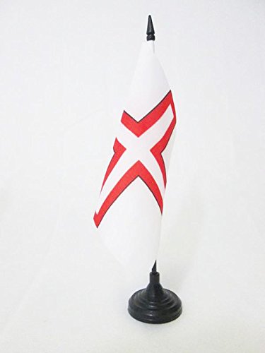 AZ FLAG Order Hospitallers of St Thomas of Canterbury at Acre Table Flag 5'' x 5'' - Knights of St Thomas Desk Flag 15 x 15 cm - Image 2