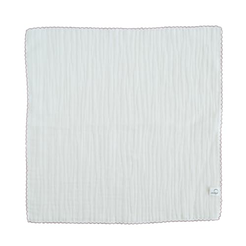 100% Cotton Muslin Burp Cloths – Pack of 5 with Dust Bag | Soft Baby Washcloths for Newborns, 3-Layer Gauze, 14x14 inch, Reusable, Breathable Baby Cloths3