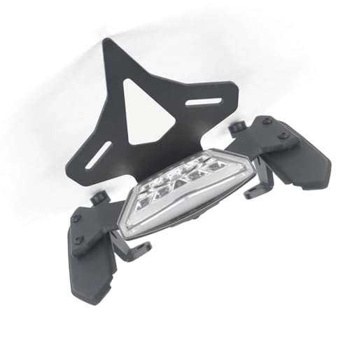 Support plaque immatriculation haut de gamme avec cadre lumineux pour Ducati Diavel 1260