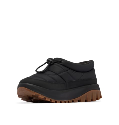 Columbia Womens Snowtrot Unwind, Black/Sea Salt, 10.5