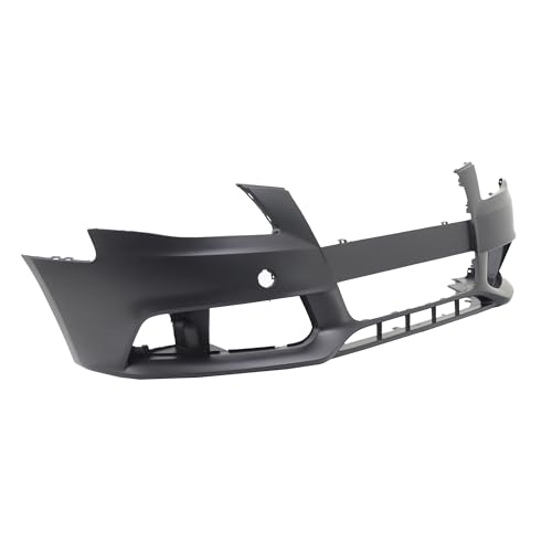Image of FitParts Compatible with Audi A4 2009-2012 Front Bumper Cover | Primed, With Fog Light Holes, Sedan /Wagon, Ready to Paint, OEM 8K0807105GRU, AU1000162