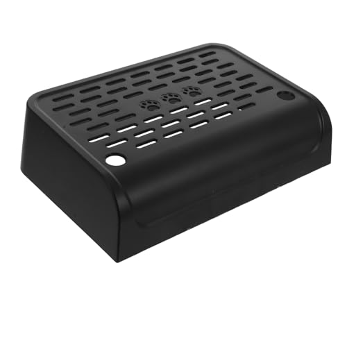 BUGUUYO Elevated Cat Litter Stool for Small Elderly Cats Minimize Litter Spread Easy