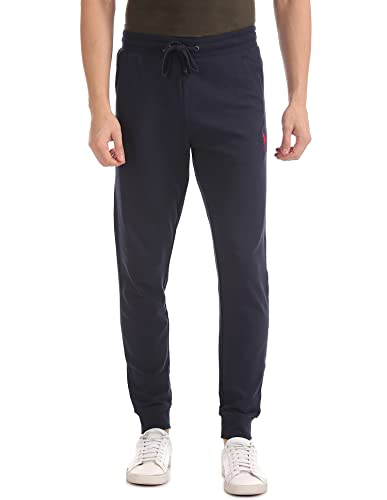 Image of U.S. Polo ASSN. Men's I604 Mid Rise Drawstring Waist Longe Joggers