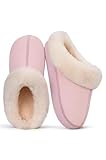 Picture of Vidayie Fuzzy Slippers for Women Comfy Memory Foam Slippers Winter Soft Warm Cozy Non Slip House Shoes Indoor and Outdoor