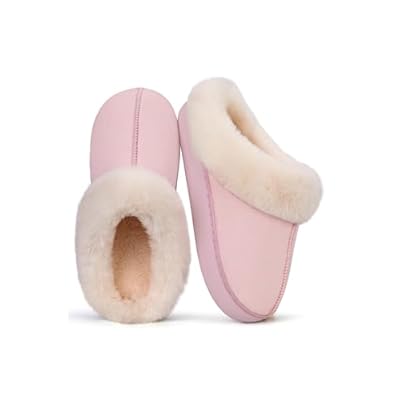 Vidayie Fuzzy Slippers for Women Comfy Memory F...