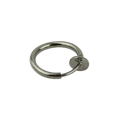 Gemini_mall-EarringsGemini_mall Earrings for Women Girls, 1Pc Unisex Punk Goth Clip-on Earring Hoop Body Nose Lip Ring Non-Piercing Earring Stud Earring Valentines Day/Mother's Day/Wedding/Party/Christmas/Birthday Gifts