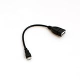 Schneller Datentransfer System-S Micro USB Host Kabel 18 cm für Archos Internet Tablet 7 43 32 28 und für Google Nexus 7 (Asus Nakasi)