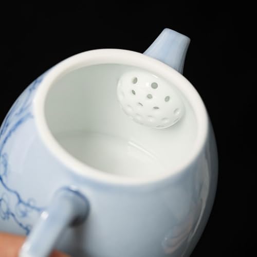 Tetera de Cerámica Pintada a Mano con Tapa miniatura 4