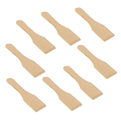 Raclette Spatel voor pannen met antiaanbaklaag | Keukengereedschap & Gadgets - Houten Spatel (Set van 8)