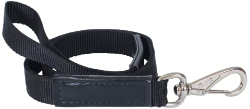 Combo - Coleira Peitoral Tração Passeio e Treinamento + Guia Dupla Cachorro 2,5cmx1metro (Preto)