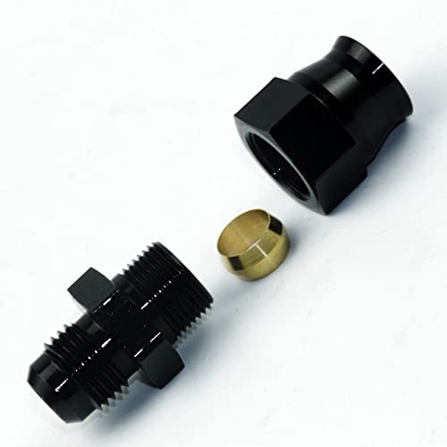 1pcs Male AN -6 6AN AN6 to 5/16" 8mm hard line pipe hardline tubing fitting adapter by n\\c - Image 4