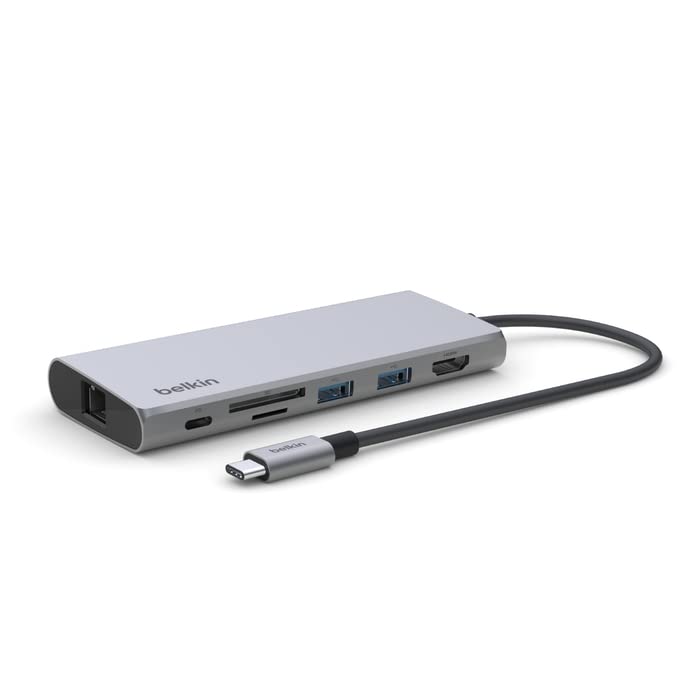 belkin アダプター Amazon.com: Belkin 7-in-1 USB-C Hub, Multiport Adapter Dongle with
