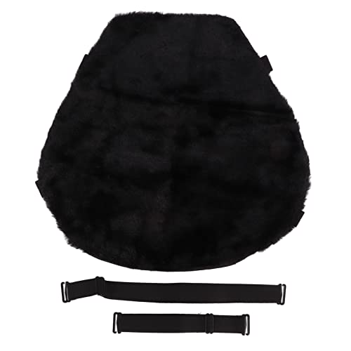Jadeshay Motorrad-Sitzpolster, Motorrad-warmes Winter-Fluff-Sitzkissen, Universelle Passform, Plüsch-Sitzpolster