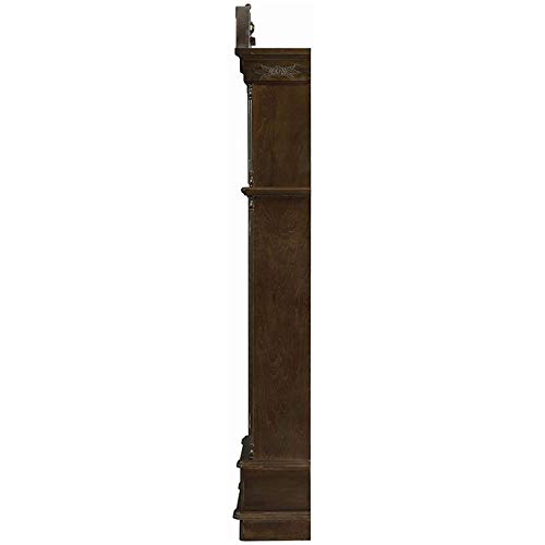Bowery Hill Grandfather Clock With Adjustable Volume Digital Chime In Rich Brown #TOP3