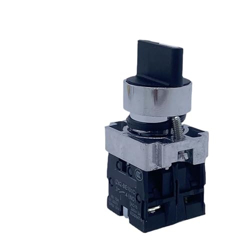 Mando selector de 3 posiciones para automatización de talleres y control de maquinaria industrial