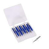 10 Degree 3.175mm Shank Cemented Carbide Engraving Bits CNC PCB Router Carving Tools Pack of 10(0.1mm)