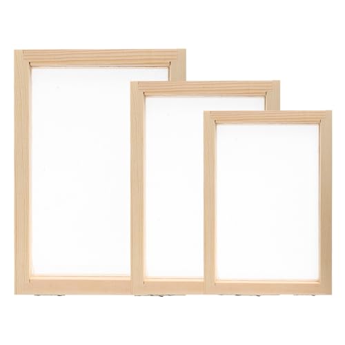Cadres en bois de fabrication de papier pour activités manuelles et ateliers créatifs en famille