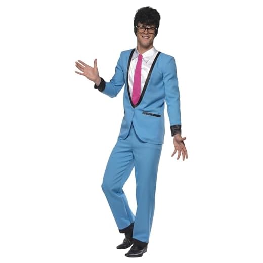 Smiffy's - Disfraz de guateque años 60 para Hombre, Talla L (SM39963-L)