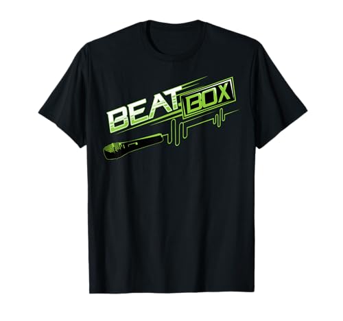 Beatbox Shirt with Boom Box & Mic Graphic
