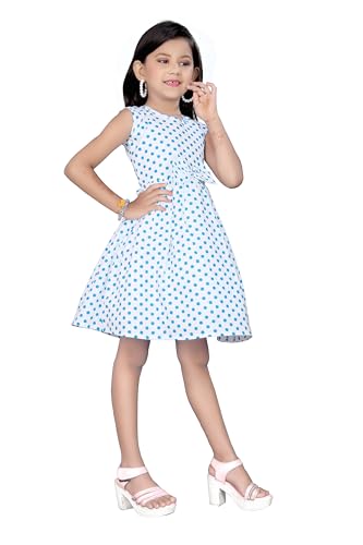 Image of Girls Pure Cotton Soft Frock with Astar, Printed Multicolor for Girl Child
