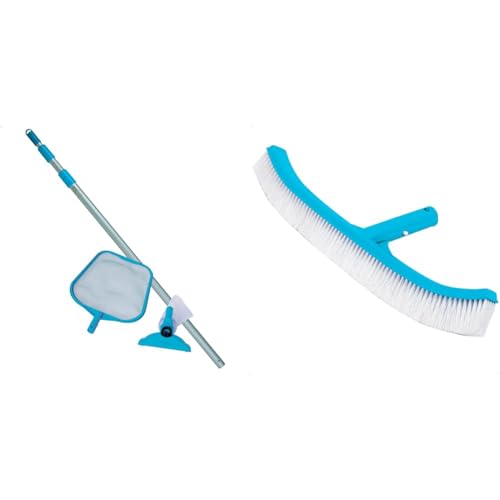 Intex Zwembadonderhoudsset & Brosse de paroi courbee 41 cm