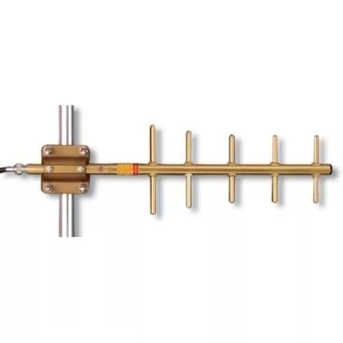 Tram-Browning Repeater Base Directional Antenna Yagi UHF 450-470 MHz 5 Elements 9.2dBd BR6355, Gold