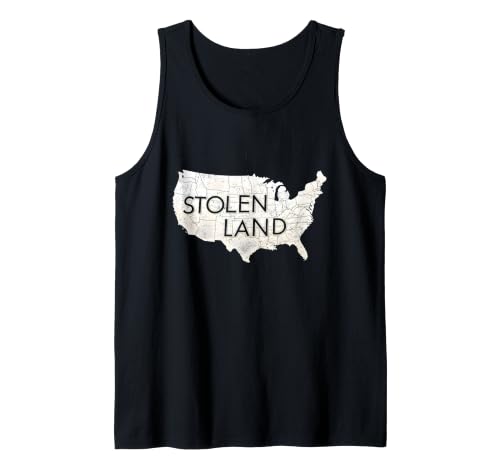 Stolen Land Amérindien, Indien, Indigène, Hommes, Femmes Débardeur