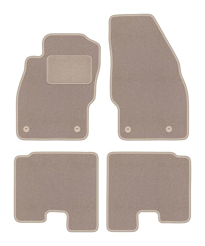 Tapis auto Opel Adam beige idéal pour les trajets quotidiens
