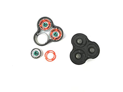 Mr Shave Replacement Complete Head Assembly For Philips Norelco RQ12+ Shaver Series 8000 9000 SensoTouch 3D