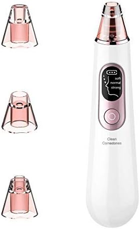 Skymore Blackhead Remover Vacuum Pore Cleaner, USB Rechargeable Facial Blackhead Suction Tool 6 Adjustable Suction & 4 Probes, Upgraded Acne Comedone Extractor Kit for Blackhead Whitehead Acne Removal