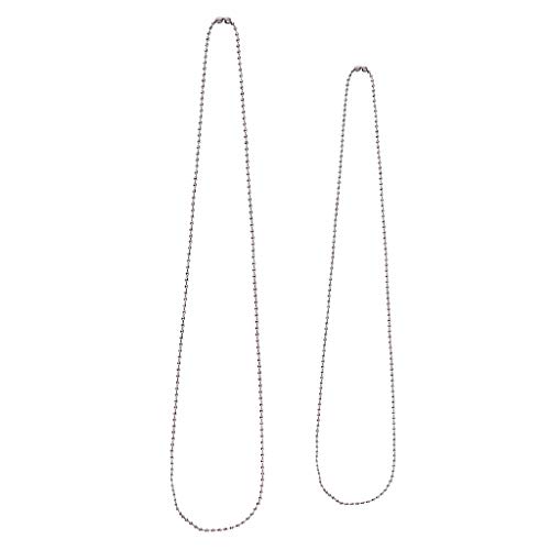 Generic Corrente Esférica de 2 Peças de aço Inoxidável de 23,6