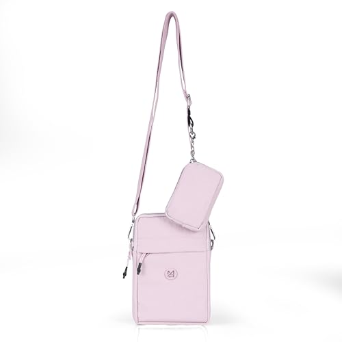 Image of BAG IN Small Crossbody Bag for Women with Detachable Pouch - Multi-Color Travel Shoulder Bag, Light weight Phone Purse with Adjustable Strap