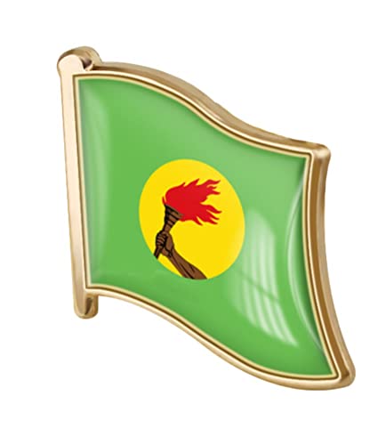 Image of vmcoatdu Country Flag Pin Badge International Travel Brooch Metal Alloy Souvenir Pin for Hat Clothes Backpack